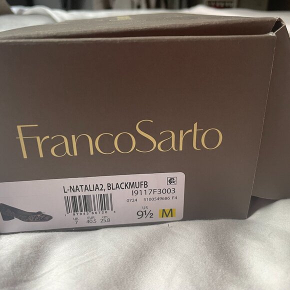 Franco Sarto Women's Pump Black Sparkle - Picture 7 of 7